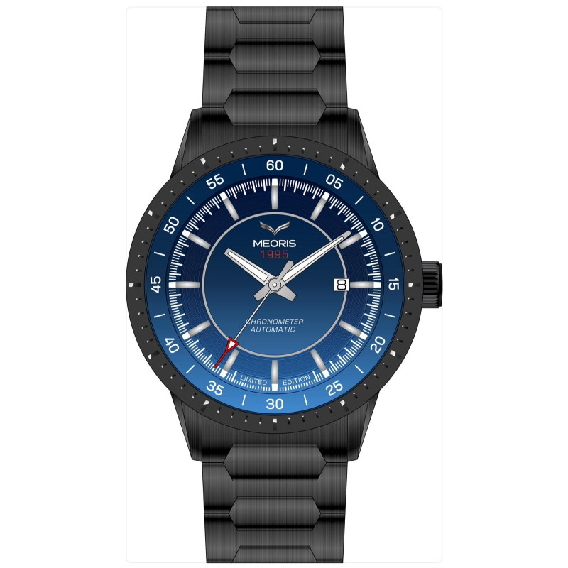 Meoris Automatic Limited Edition 30 Years Blue - Black